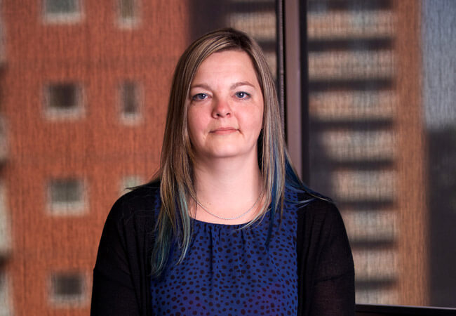 Edmonton legal assistant Nici Revers